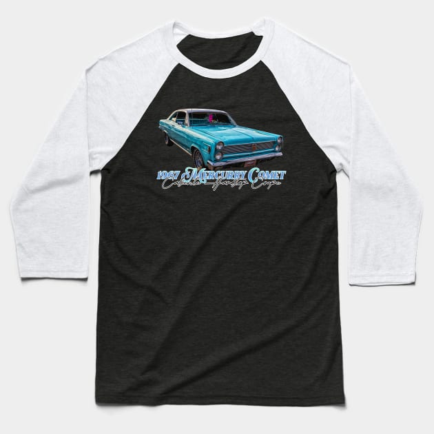 1967 Mercury Comet Caliente Hardtop Coupe Baseball T-Shirt by Gestalt Imagery
